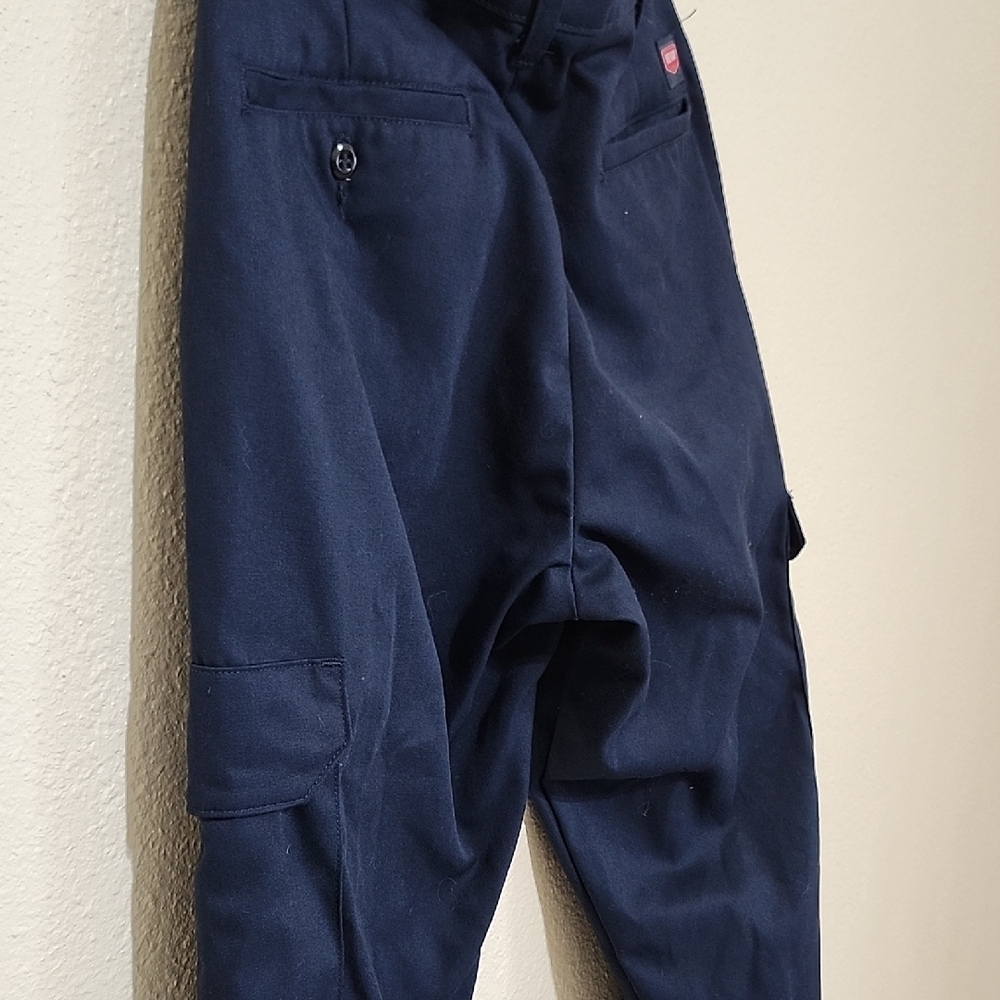 Blue Cargo Pants with Full-Length Fit - Picture 7 of 8